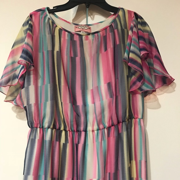 Stripe Summer Maxi Dress - Picture 3 of 6